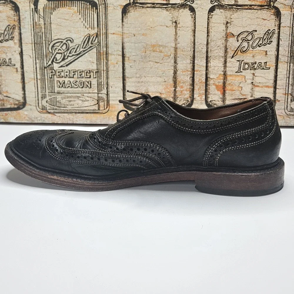 Allen Edmonds McTavish Oxfords Shoes Men's 10.5 D Black Leather Golden Era